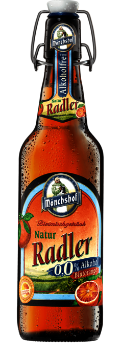 Mönchshof Natur Radler Blutorange Alkoholfrei 0,0 %