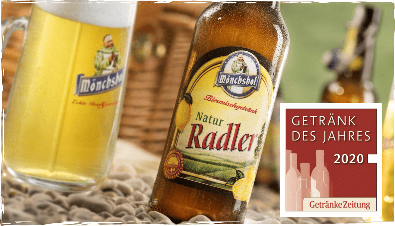 Radler mit Flasche 